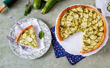 Kesäkurpitsagalette