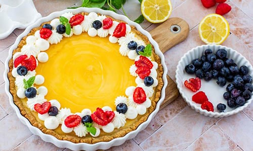 Sitruunarahkapiirakka